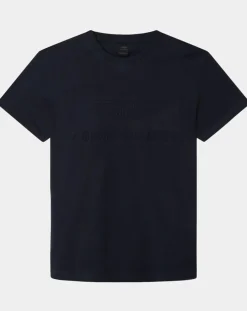 T-Shirt Regular Fit Aston Martin Racing embossé bleu marine