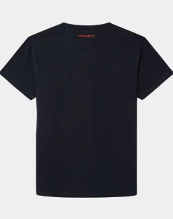 T-Shirt Regular Fit Aston Martin Racing embossé bleu marine