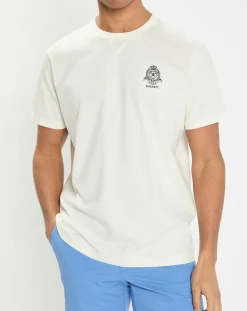T-Shirt Regular Fit Blason écru