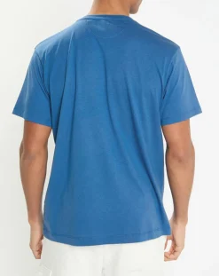 T-Shirt Regular Fit uni Yok bleu moyen