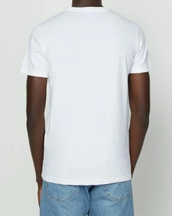 T-Shirt Rock Fluo blanc