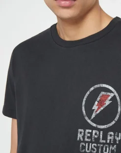 T-Shirt storm custom noir