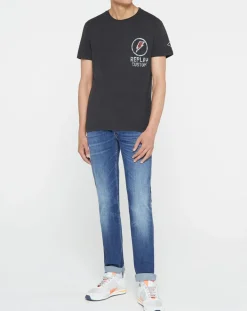 T-Shirt storm custom noir