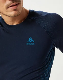 T-Shirt technique Performance Warm bleu