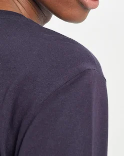 T-Shirt Uni Coton Organic bleu marine