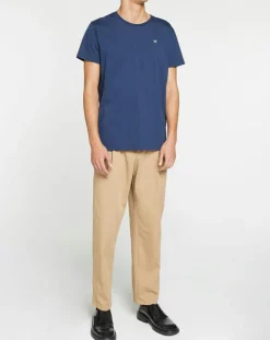 T-Shirt Uni Logo bleu foncé