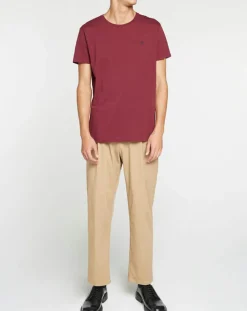 T-Shirt Uni Logo rouge