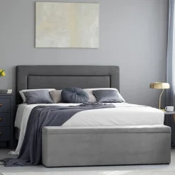 Tête de lit Ancona gris foncé - 200x120 cm