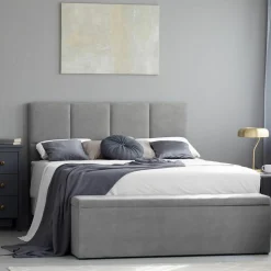 Tête de lit Barletta gris clair - 200x120 cm