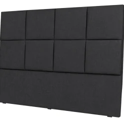 Tête de lit Barletta gris foncé - 160x120 cm