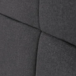 Tête de lit Barletta gris foncé - 140x120 cm