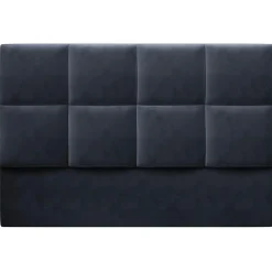 Tête de lit en Velours Begonia bleu foncé - 200x120 cm