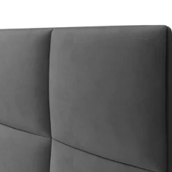Tête de lit en Velours Begonia gris foncé - 160 cm