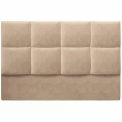 Tête de Lit en Velours Begonia beige - 140x120 cm