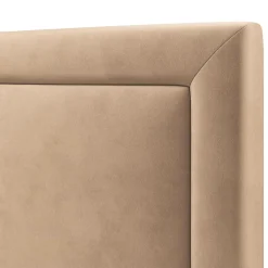Tête De Lit En Velours Primevere beige - 160x120 cm