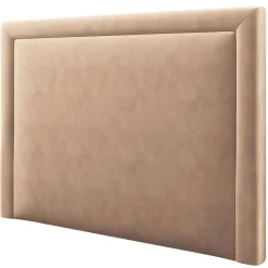 Tête De Lit En Velours Primevere beige - 160x120 cm