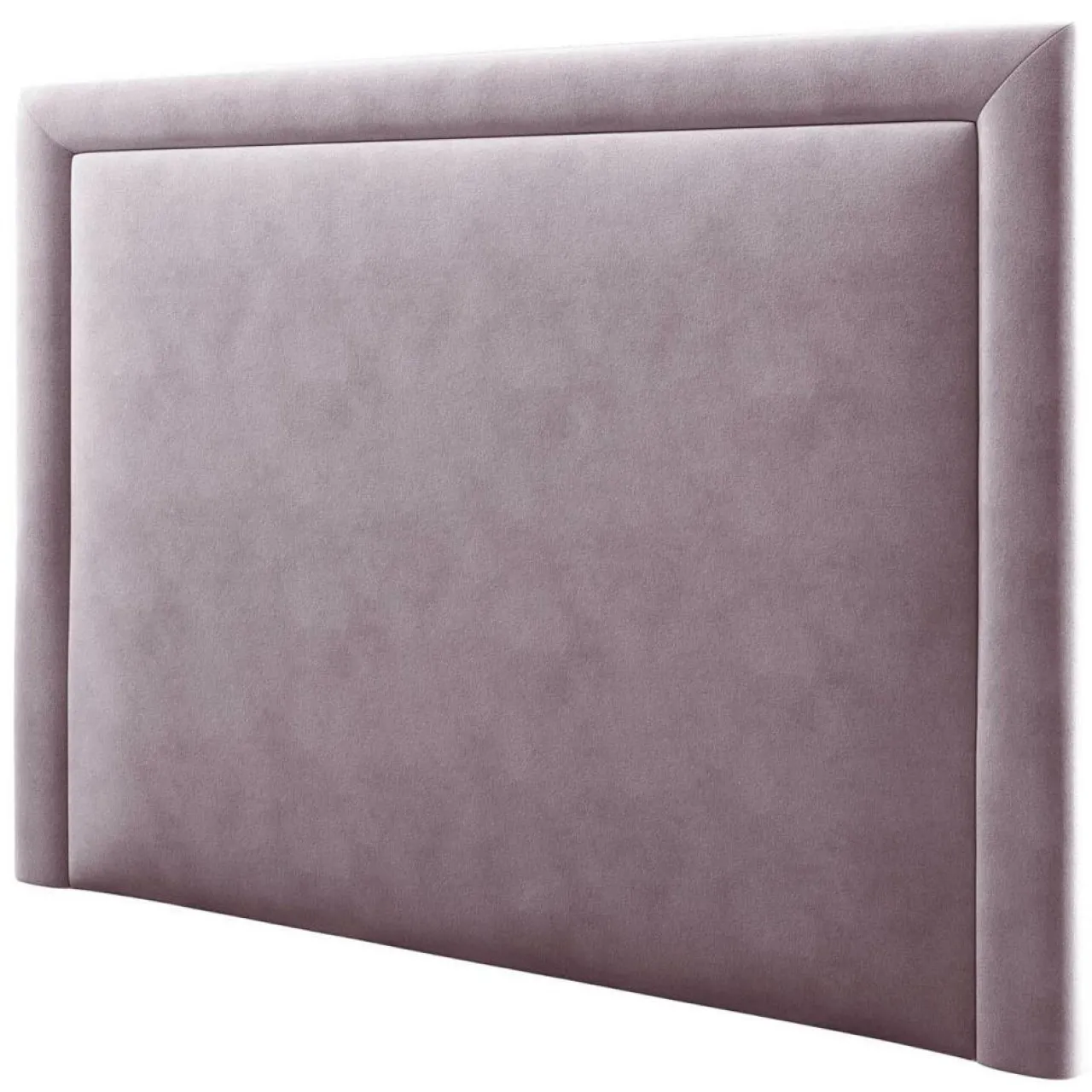 Tête de lit en velours Primevère lavande - 200x120 cm