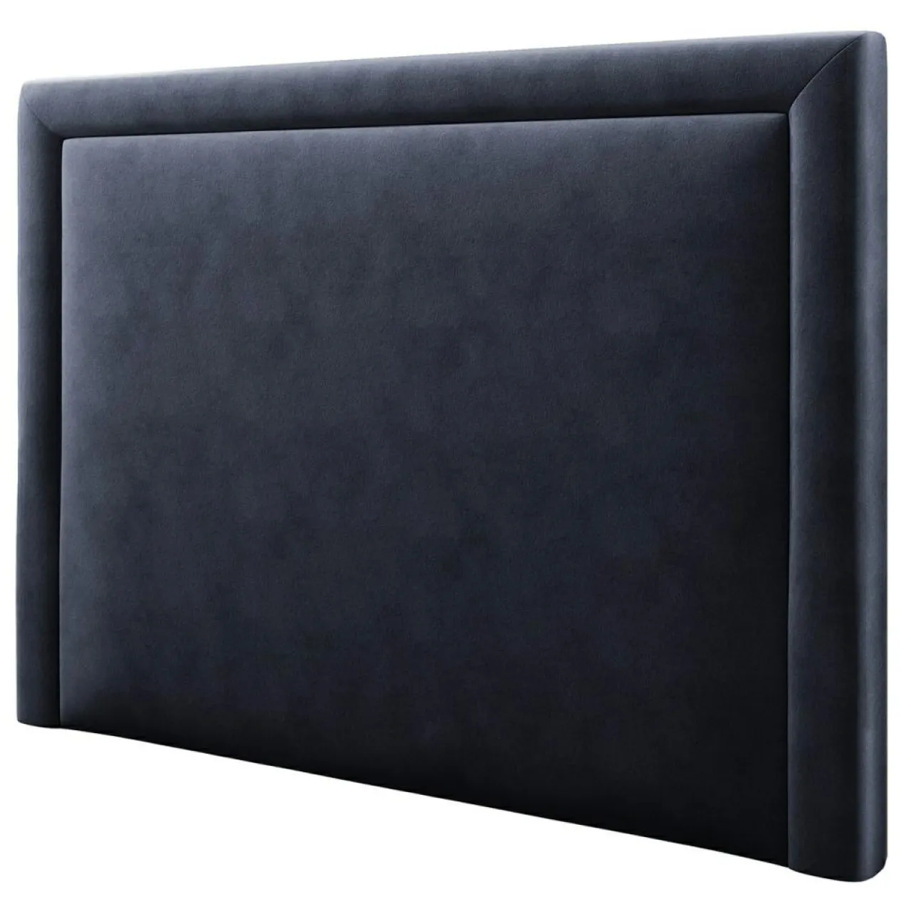 Tête de lit en Velours Primevere bleu foncé - 180x120 cm