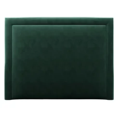 Tête de Lit en Velours Primevere vert bouteille - 160x120 cm