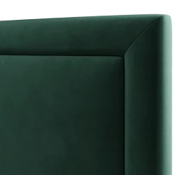 Tête de Lit en Velours Primevere vert bouteille - 180x120 cm