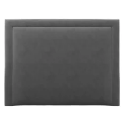 Tête de Lit en Velours Primevere gris foncé - 180x120 cm
