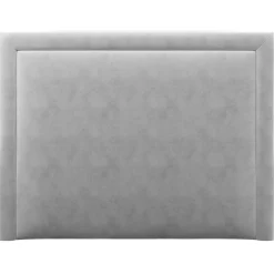Tête de lit en Velours Primevere gris clair - 180x120 cm