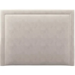 Tête de lit en Velours Primevere beige clair - 200x10x120 cm