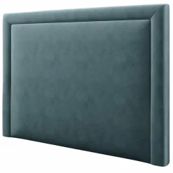 Tête de Lit en Velours Primevère pétrole - 200x120 cm