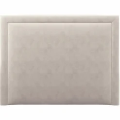 Tête de lit en Velours Primevere beige clair - 180x120 cm