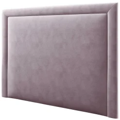 Tête de lit en Velours Primevere lavande - 160x34x47 cm