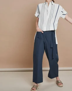 Tunique Aurélia à rayures blanc/noir