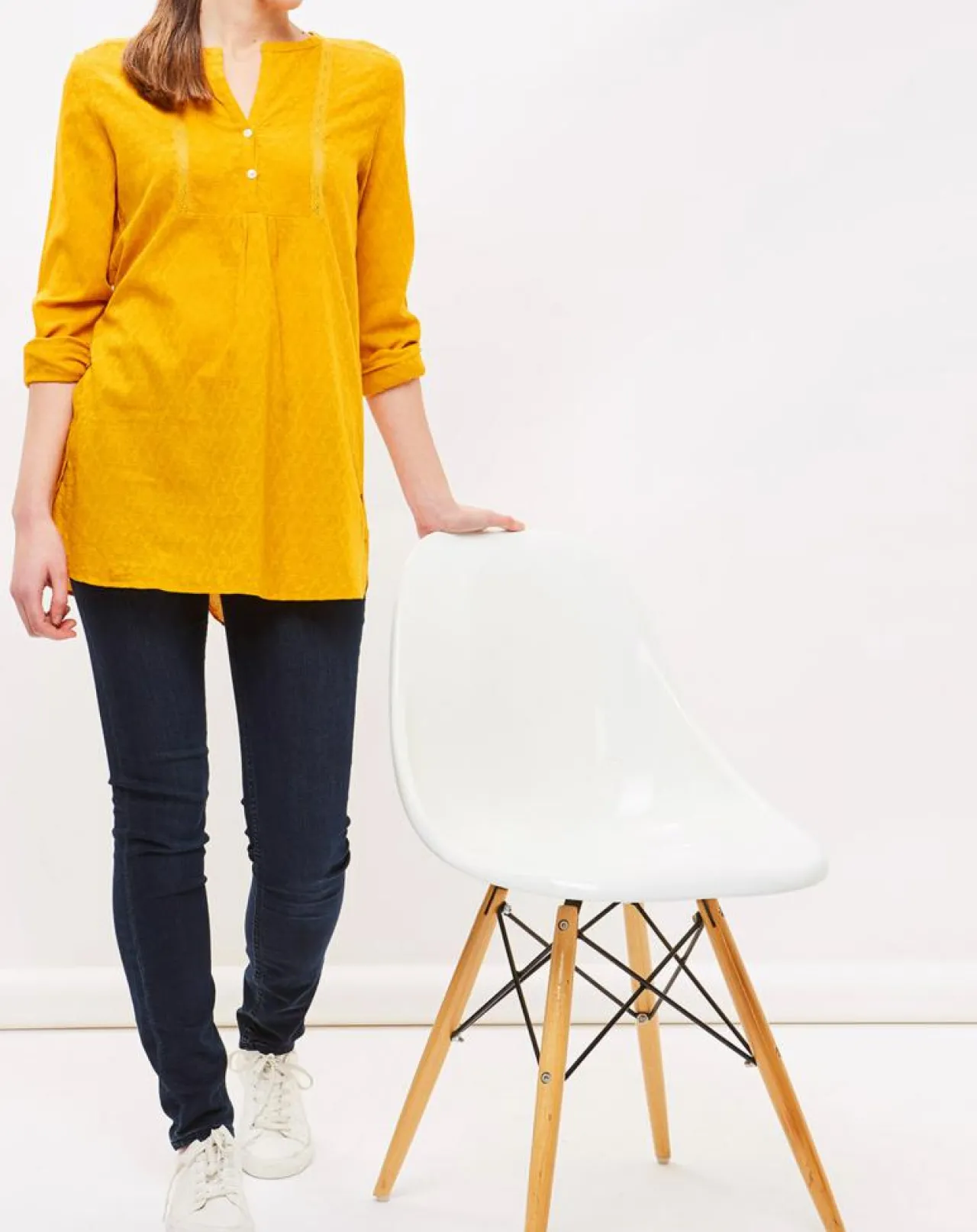 Tunique Honduras avec motifs relief marigold