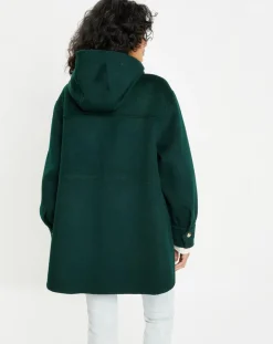 Veste 100% Laine Carla vert sapin