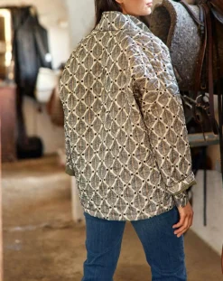 Veste Bic imprimée palme