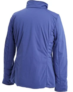 Veste bi-matière Miage cobalt