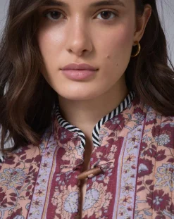 Veste Bohemian Hindi camel