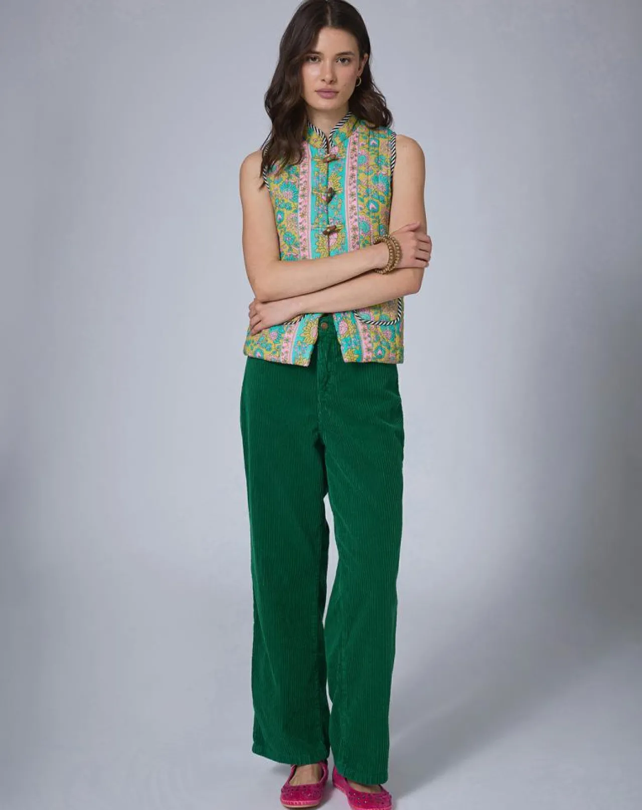 Veste Bohemian Hindi kaki