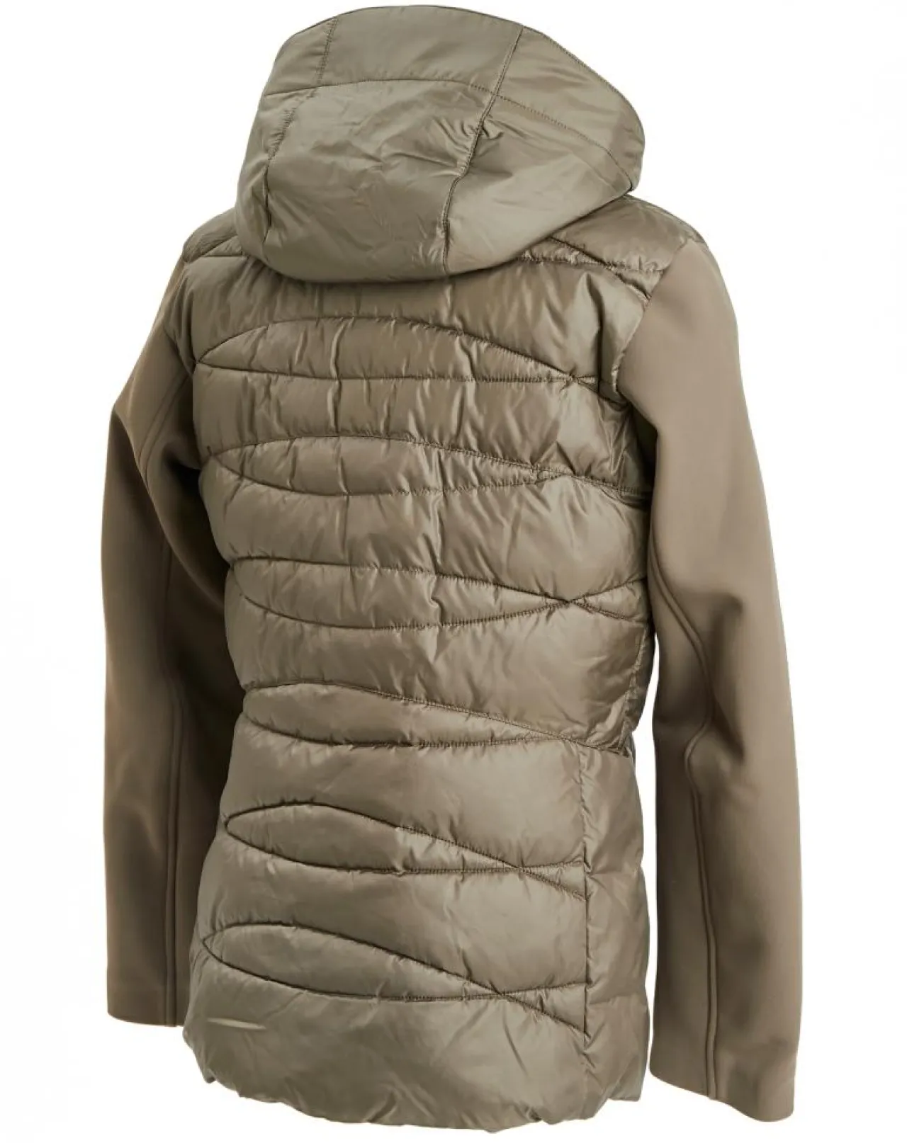 Veste Brenva bi-matière kaki foncé