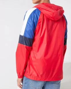 Veste coupe vent Colorblock Windrunner rouge