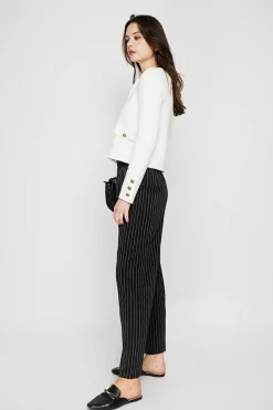 Veste courte boutonnée naturelle