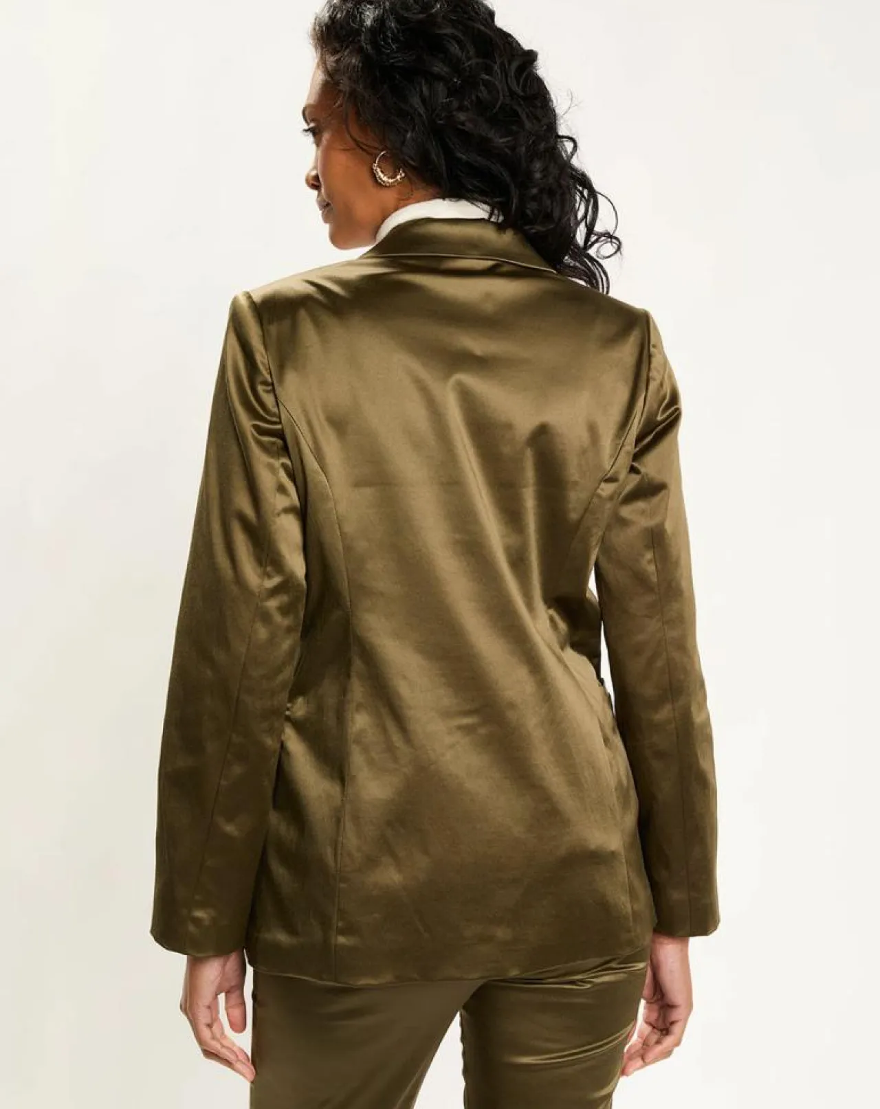 Veste de costume en Satin Moon bronze