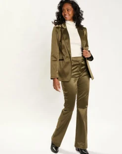 Veste de costume en Satin Moon bronze