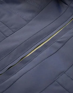 Veste de Ski Aneto col fausse fourrure cobalt