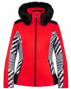 Veste de ski Camille Pr Ff rouge