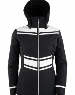 Veste de ski Caron noir/blanc