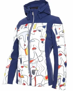 Veste de ski Ecandies bleue