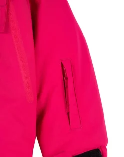 Veste de ski Fairy fausse fourrure rose