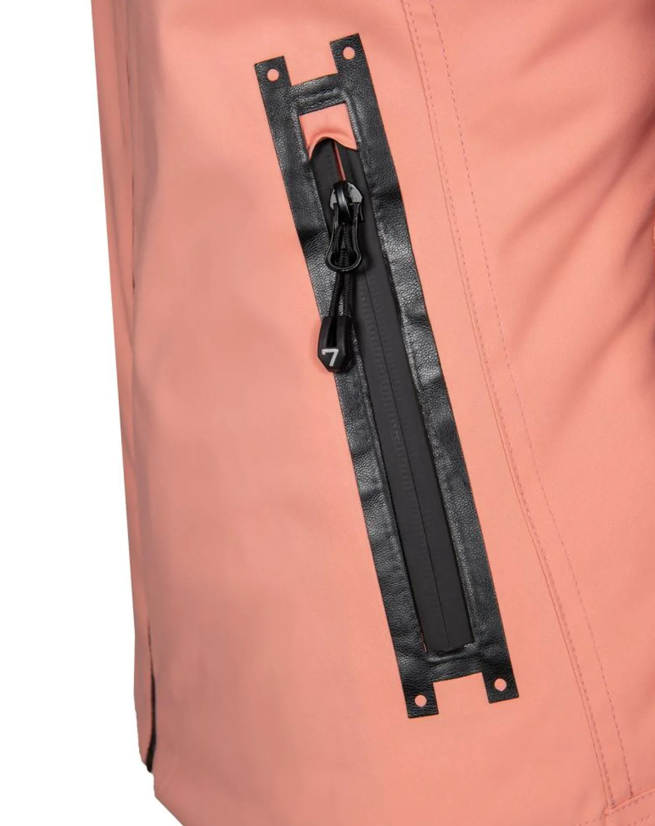 Veste de ski Geod fausse fourrure rose