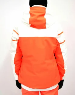Veste de Ski Loriaz blanc/orange