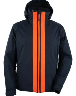 Veste de ski Miage bleu foncé/orange